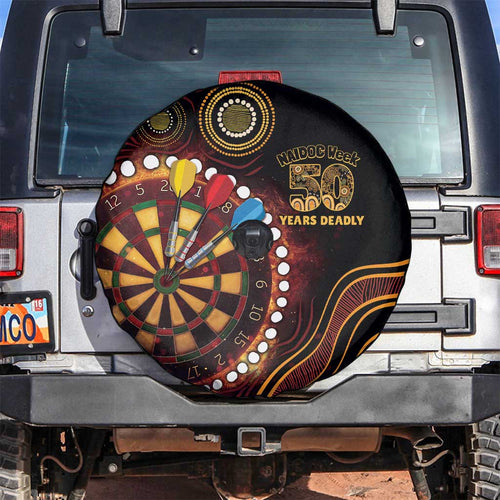 First Nations NAIDOC Week 2026 Fiery Darts Spare Tire Cover Aboriginal Arts
