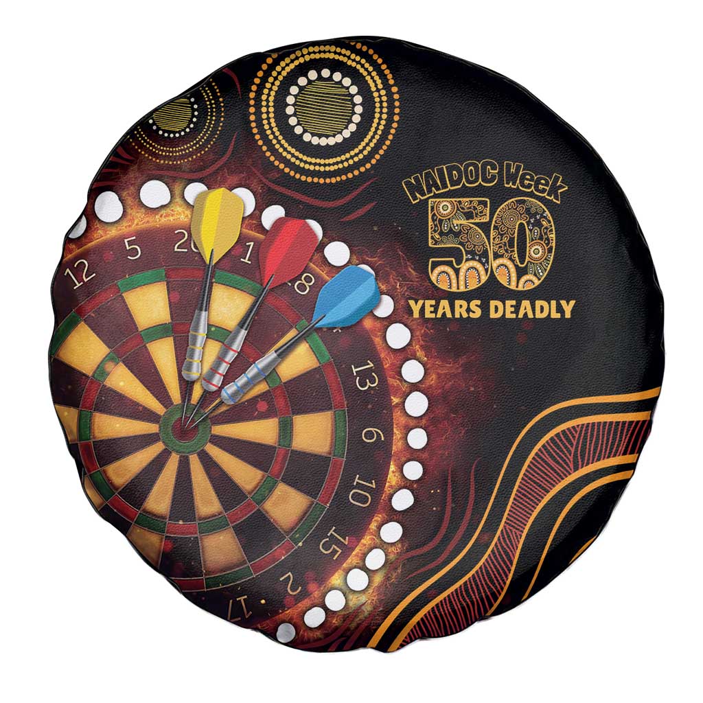 First Nations NAIDOC Week 2026 Fiery Darts Spare Tire Cover Aboriginal Arts