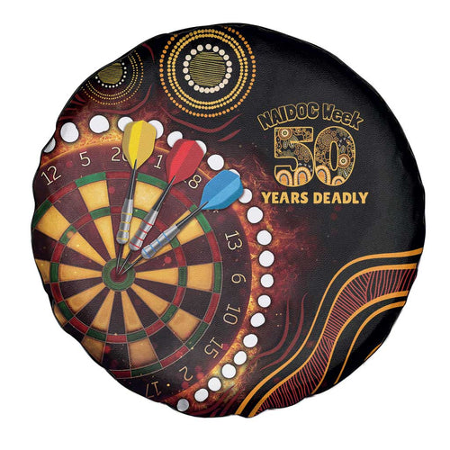 First Nations NAIDOC Week 2026 Fiery Darts Spare Tire Cover Aboriginal Arts