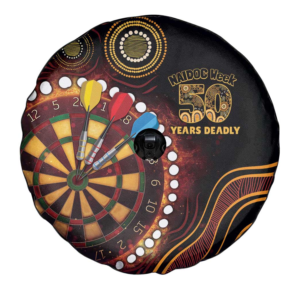 First Nations NAIDOC Week 2026 Fiery Darts Spare Tire Cover Aboriginal Arts