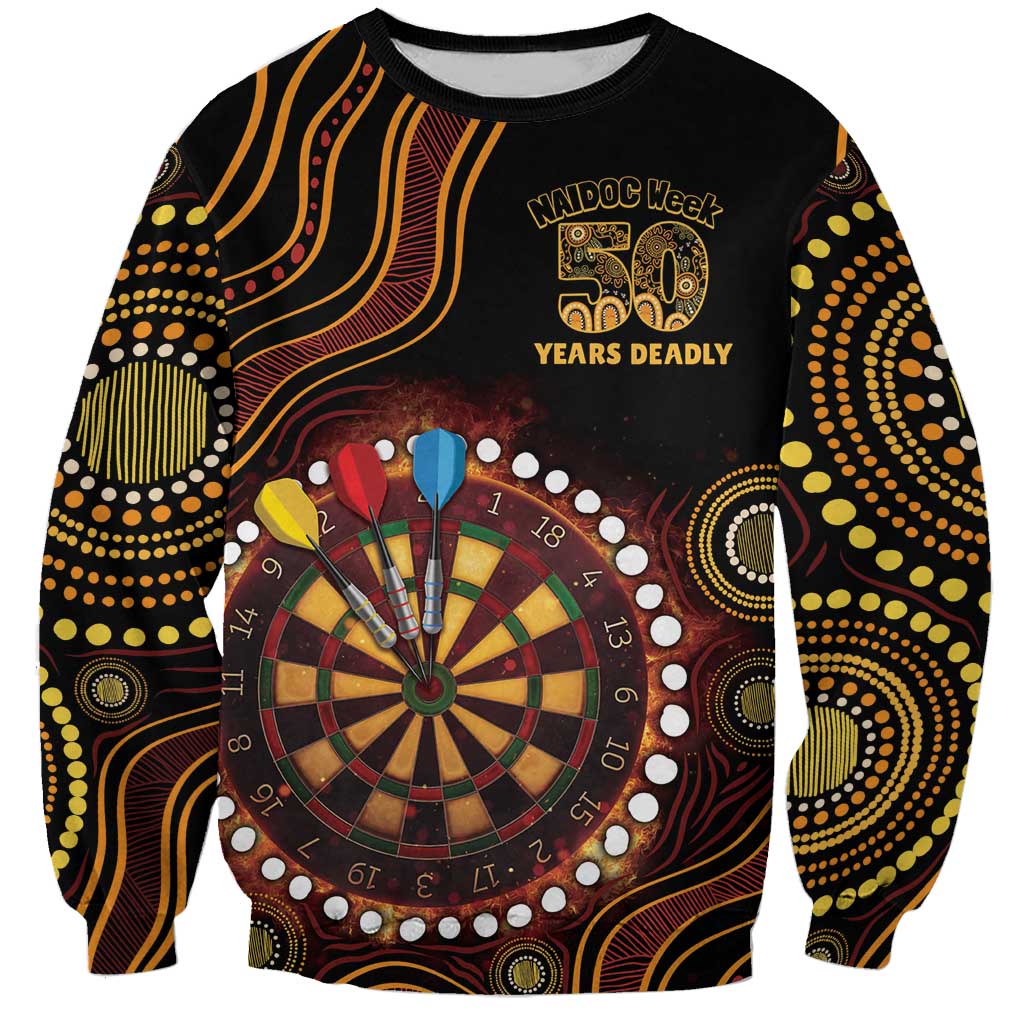 First Nations NAIDOC Week 2026 Fiery Darts Sweatshirt Aboriginal Arts