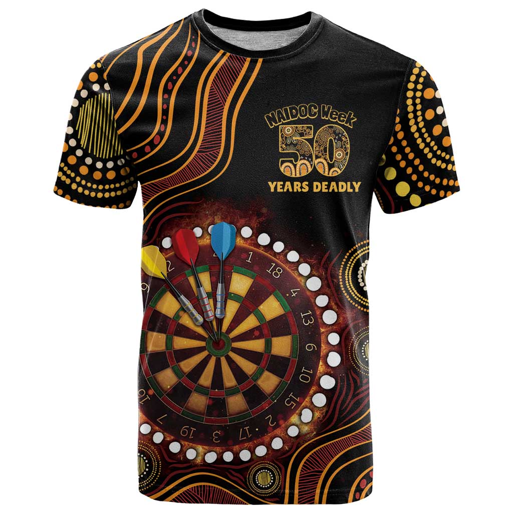 First Nations NAIDOC Week 2026 Fiery Darts T Shirt Aboriginal Arts