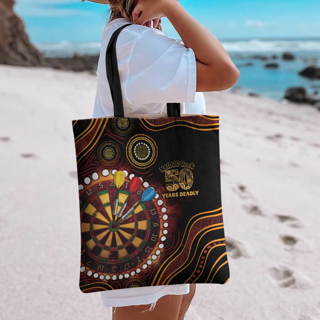 First Nations NAIDOC Week 2026 Fiery Darts Tote Bag Aboriginal Arts