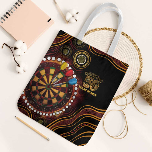 First Nations NAIDOC Week 2026 Fiery Darts Tote Bag Aboriginal Arts