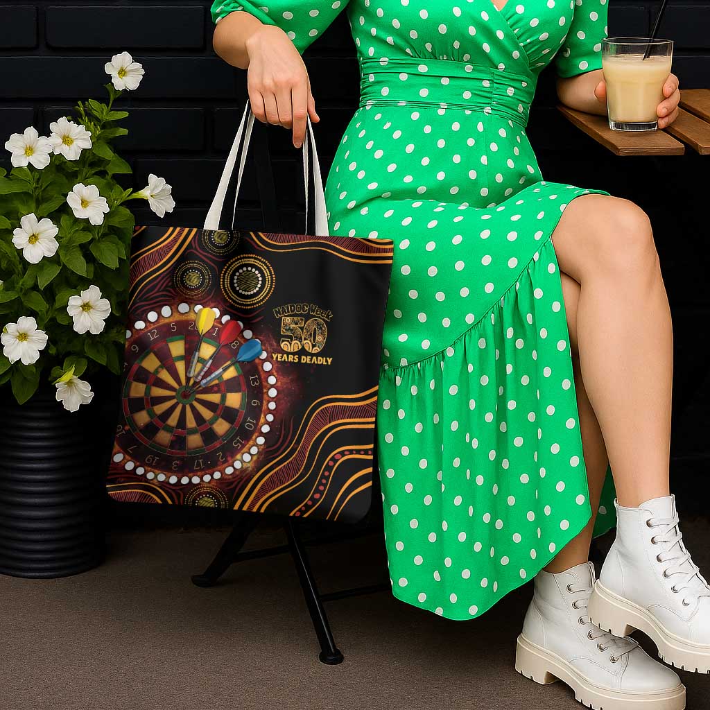 First Nations NAIDOC Week 2026 Fiery Darts Tote Bag Aboriginal Arts