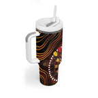 First Nations NAIDOC Week 2026 Fiery Darts Tumbler With Handle Aboriginal Arts