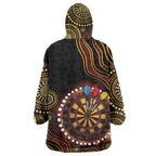 First Nations NAIDOC Week 2026 Fiery Darts Wearable Blanket Hoodie Aboriginal Arts