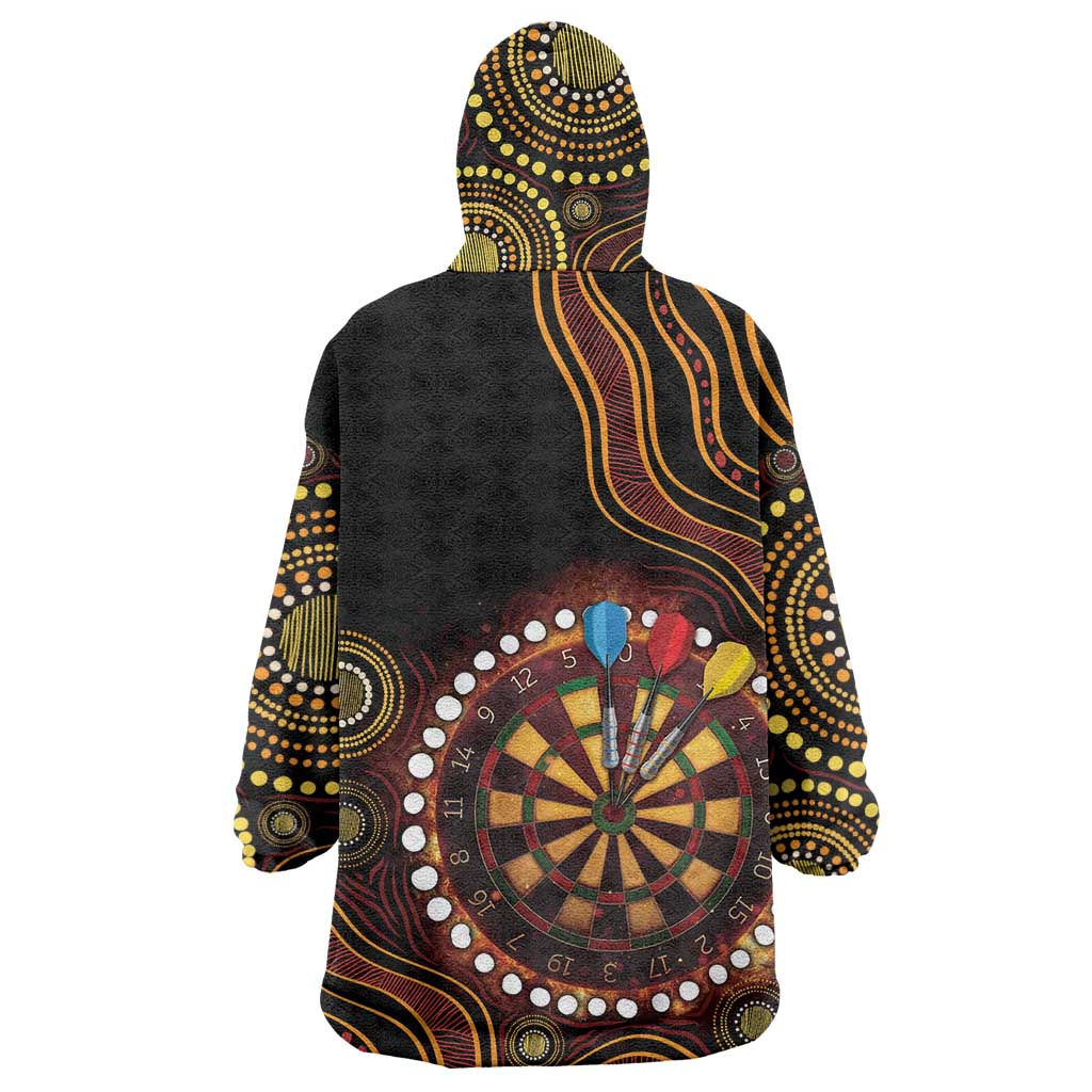 First Nations NAIDOC Week 2026 Fiery Darts Wearable Blanket Hoodie Aboriginal Arts