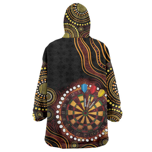 First Nations NAIDOC Week 2026 Fiery Darts Wearable Blanket Hoodie Aboriginal Arts