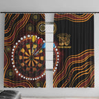 First Nations NAIDOC Week 2026 Fiery Darts Window Curtain Aboriginal Arts