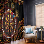 First Nations NAIDOC Week 2026 Fiery Darts Window Curtain Aboriginal Arts