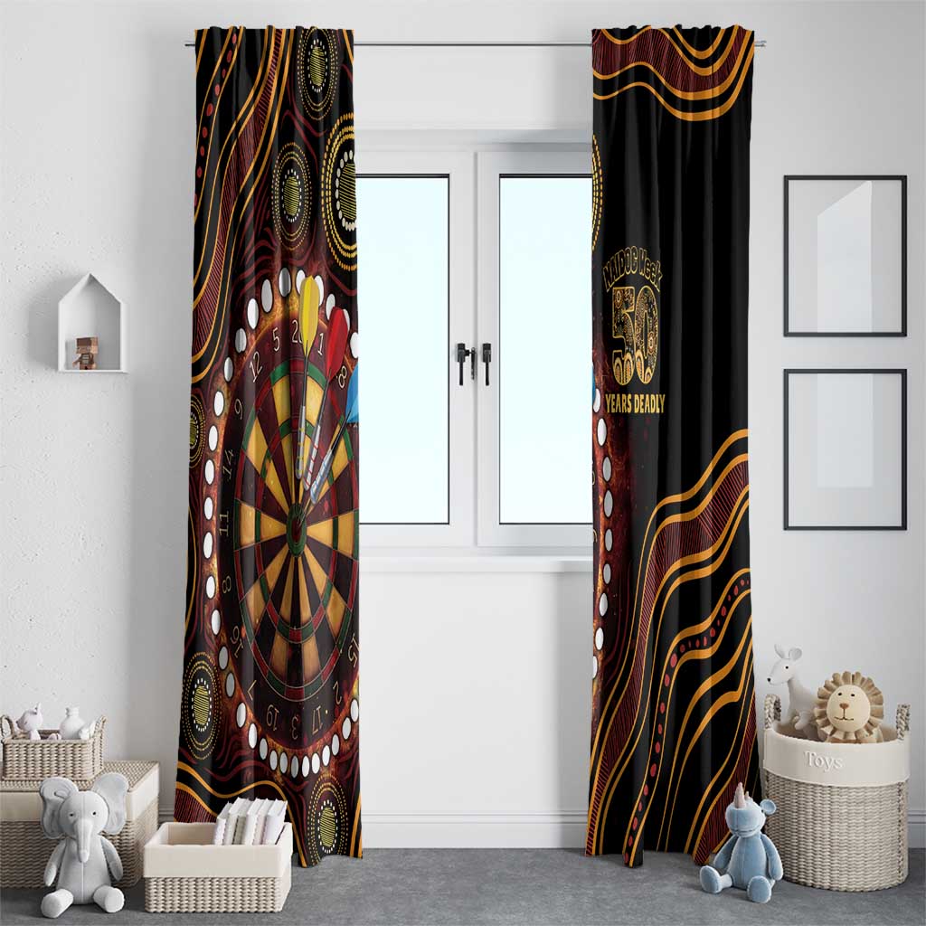 First Nations NAIDOC Week 2026 Fiery Darts Window Curtain Aboriginal Arts