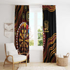 First Nations NAIDOC Week 2026 Fiery Darts Window Curtain Aboriginal Arts