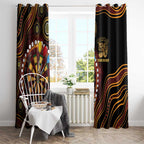 First Nations NAIDOC Week 2026 Fiery Darts Window Curtain Aboriginal Arts