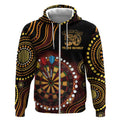 First Nations NAIDOC Week 2026 Fiery Darts Zip Hoodie Aboriginal Arts