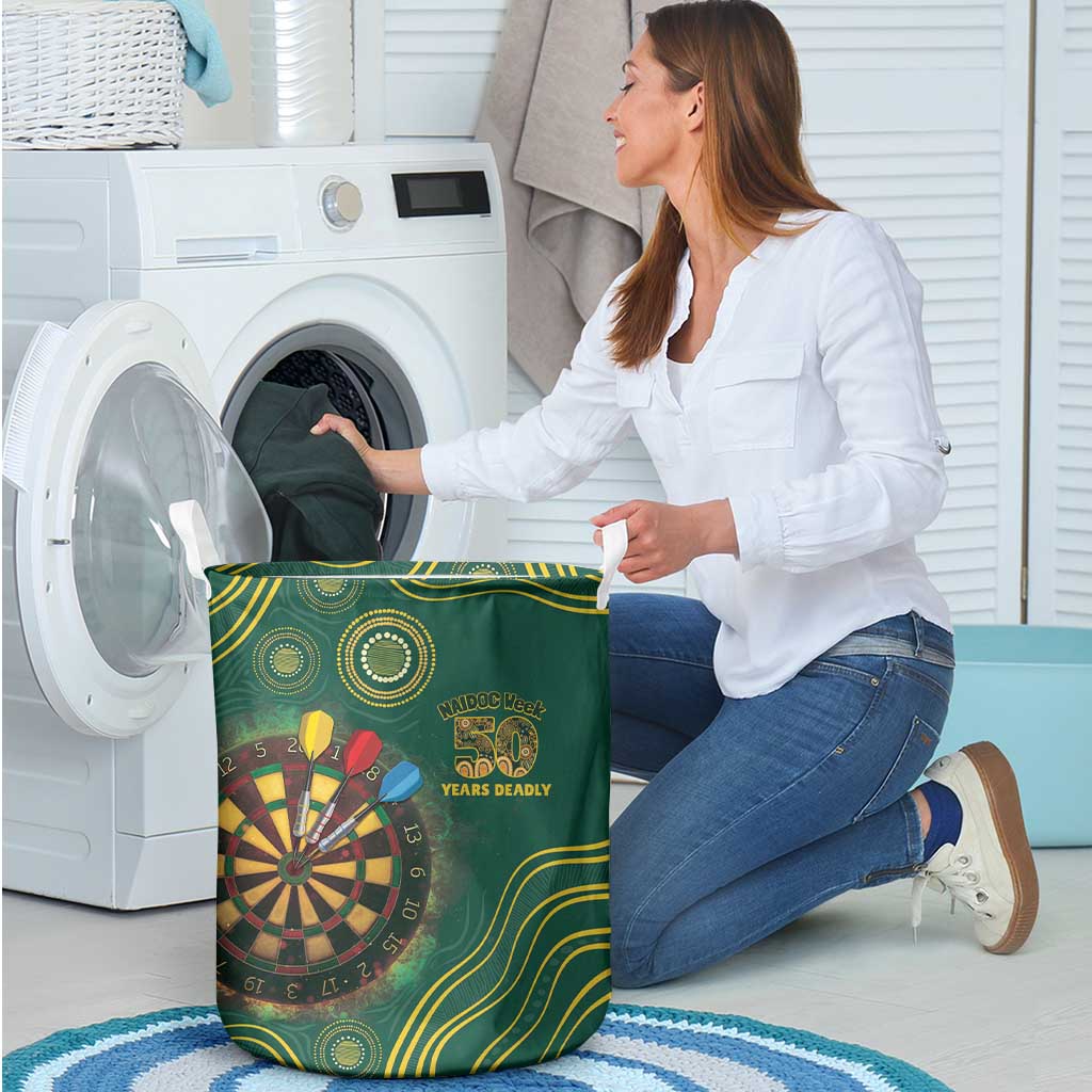 First Nations NAIDOC Week 2026 Fiery Darts Laundry Basket National Colors Aboriginal Arts