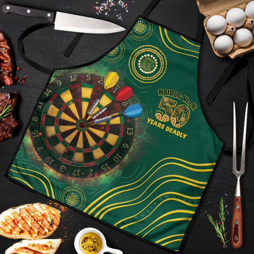 First Nations NAIDOC Week 2026 Fiery Darts Apron National Colors Aboriginal Arts
