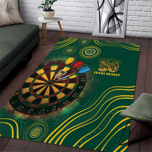First Nations NAIDOC Week 2026 Fiery Darts Area Rug National Colors Aboriginal Arts