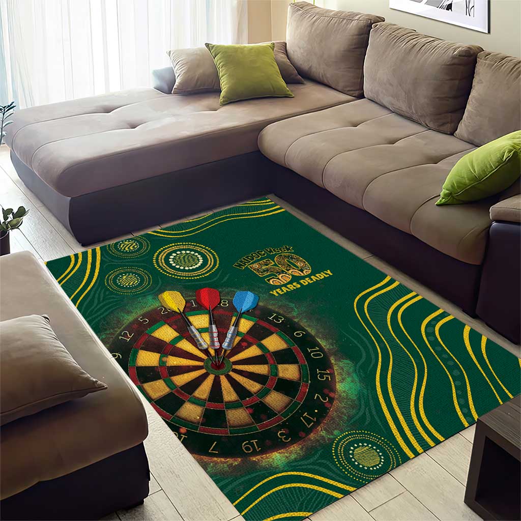 First Nations NAIDOC Week 2026 Fiery Darts Area Rug National Colors Aboriginal Arts