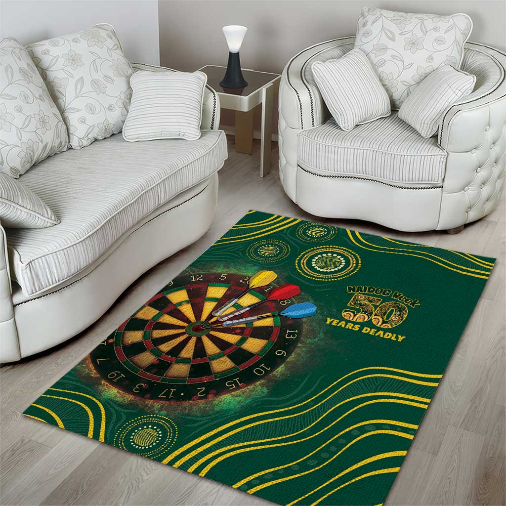 First Nations NAIDOC Week 2026 Fiery Darts Area Rug National Colors Aboriginal Arts