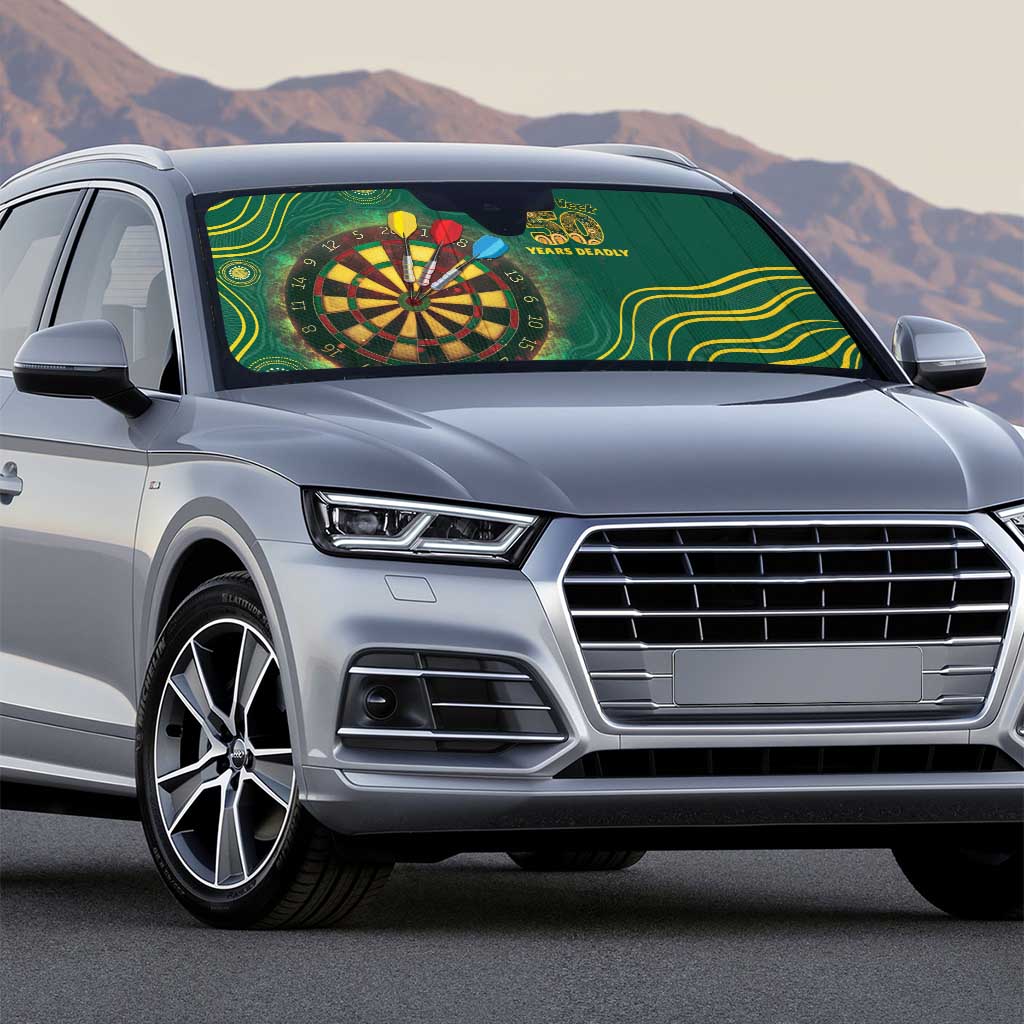 First Nations NAIDOC Week 2026 Fiery Darts Auto Sun Shade National Colors Aboriginal Arts