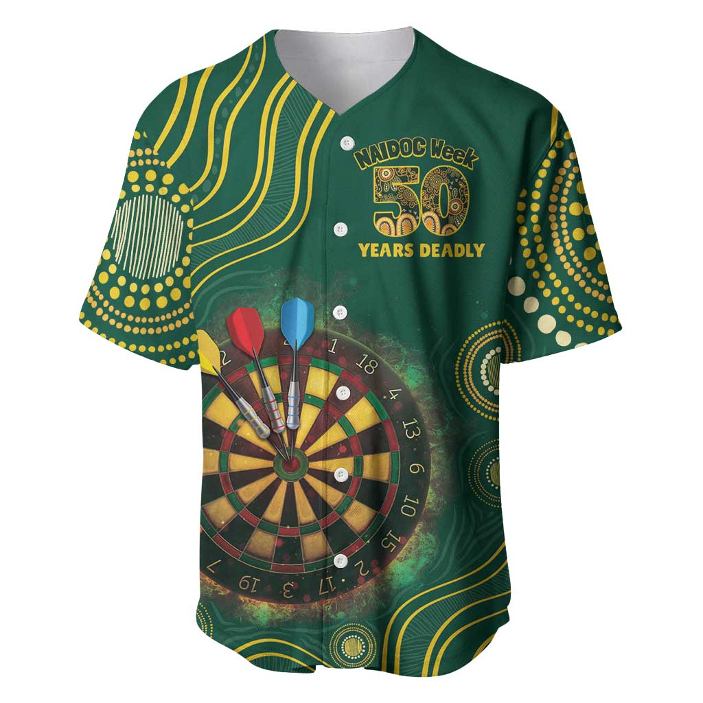 First Nations NAIDOC Week 2026 Fiery Darts Baseball Jersey National Colors Aboriginal Arts