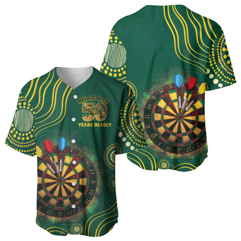 First Nations NAIDOC Week 2026 Fiery Darts Baseball Jersey National Colors Aboriginal Arts