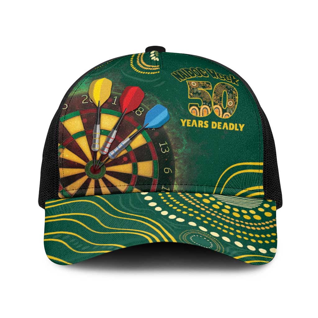 First Nations NAIDOC Week 2026 Fiery Darts Baseball Net Cap National Colors Aboriginal Arts