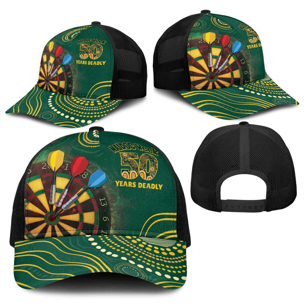 First Nations NAIDOC Week 2026 Fiery Darts Baseball Net Cap National Colors Aboriginal Arts