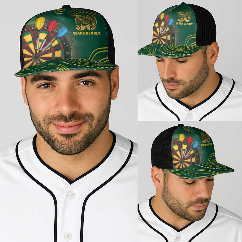 First Nations NAIDOC Week 2026 Fiery Darts Baseball Net Cap National Colors Aboriginal Arts