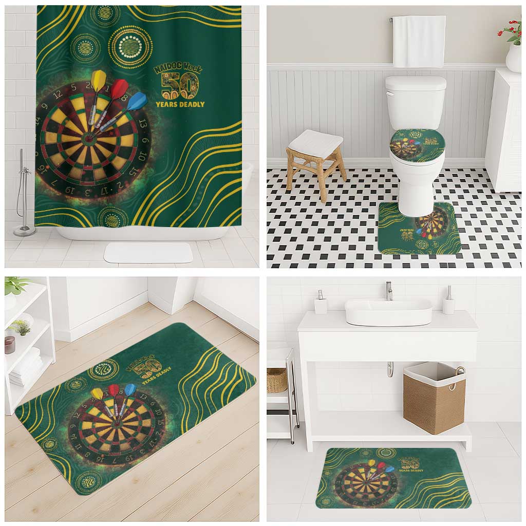 First Nations NAIDOC Week 2026 Fiery Darts Bathroom Set National Colors Aboriginal Arts
