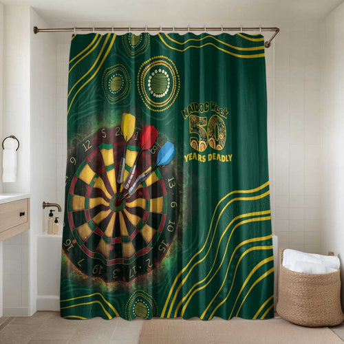 First Nations NAIDOC Week 2026 Fiery Darts Bathroom Set National Colors Aboriginal Arts