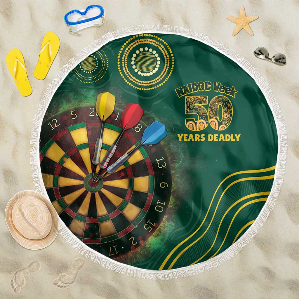 First Nations NAIDOC Week 2026 Fiery Darts Beach Blanket National Colors Aboriginal Arts
