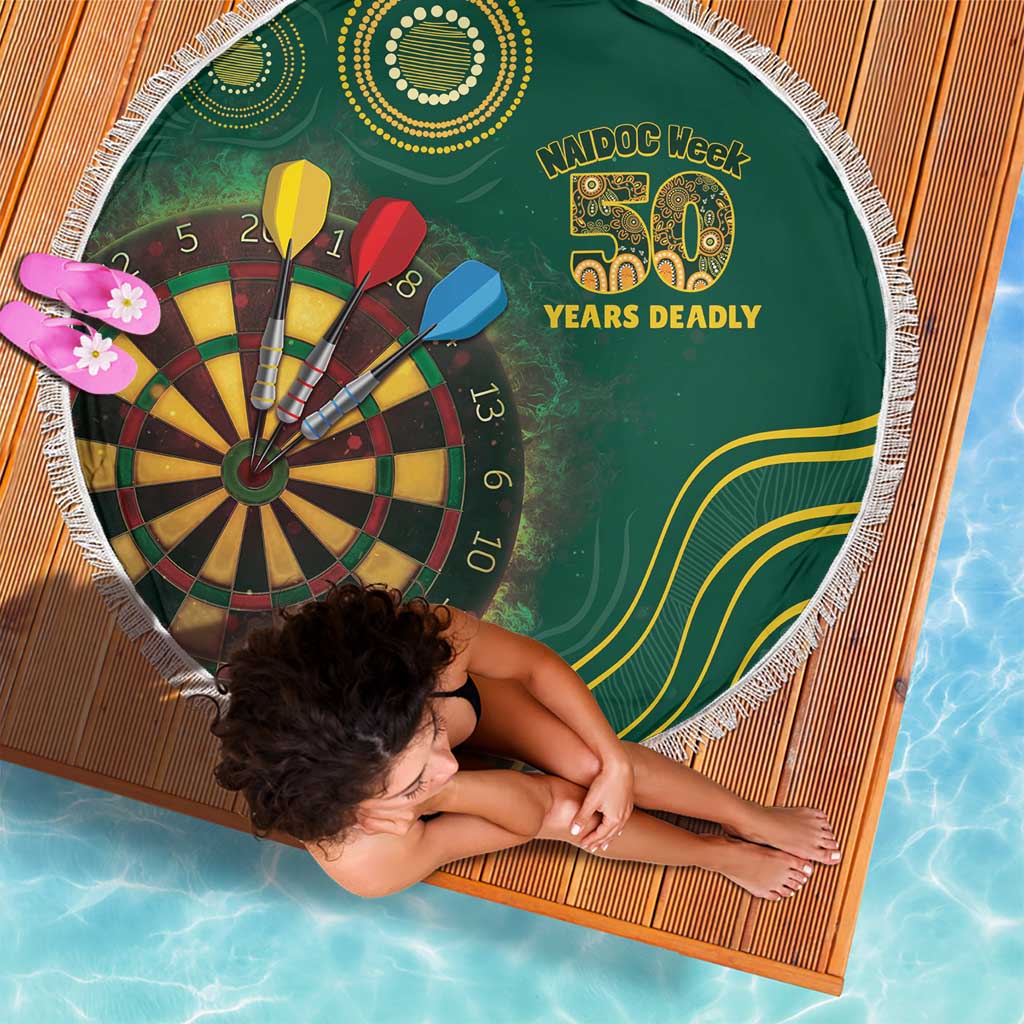 First Nations NAIDOC Week 2026 Fiery Darts Beach Blanket National Colors Aboriginal Arts
