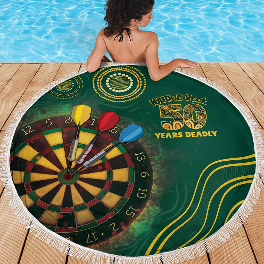 First Nations NAIDOC Week 2026 Fiery Darts Beach Blanket National Colors Aboriginal Arts