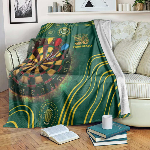 First Nations NAIDOC Week 2026 Fiery Darts Blanket National Colors Aboriginal Arts