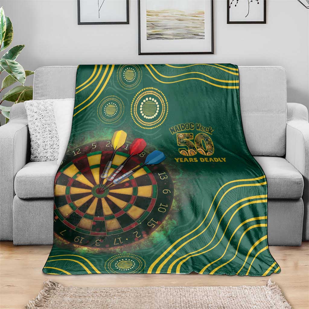 First Nations NAIDOC Week 2026 Fiery Darts Blanket National Colors Aboriginal Arts