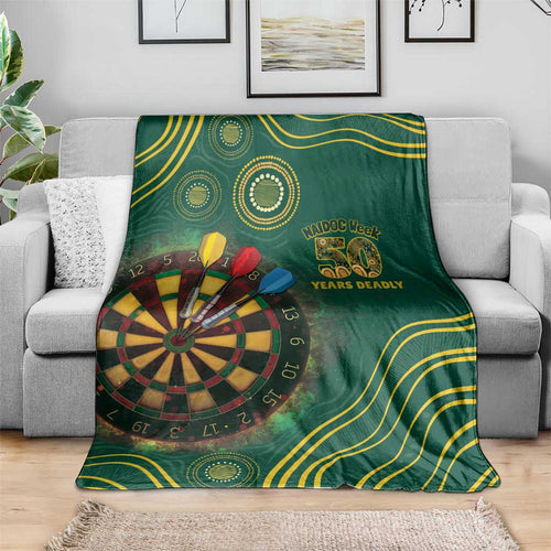 First Nations NAIDOC Week 2026 Fiery Darts Blanket National Colors Aboriginal Arts