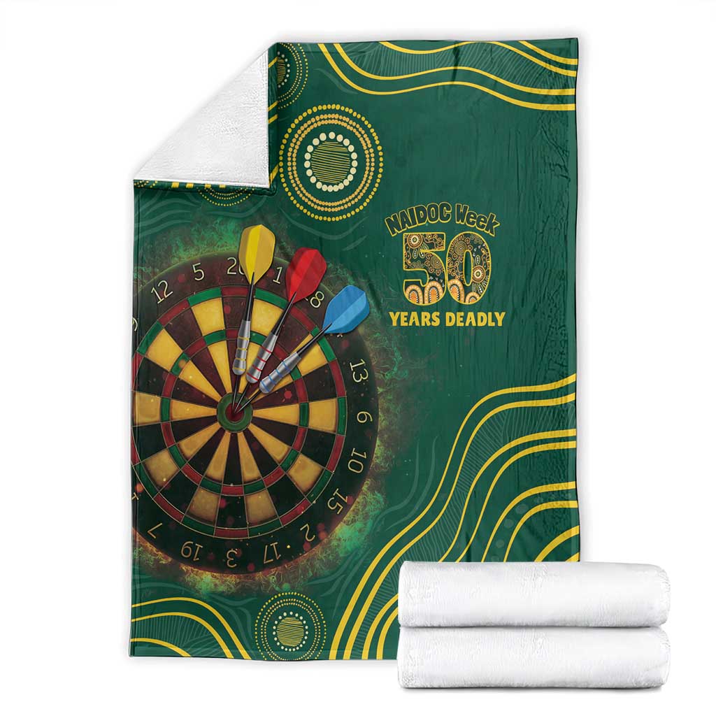 First Nations NAIDOC Week 2026 Fiery Darts Blanket National Colors Aboriginal Arts