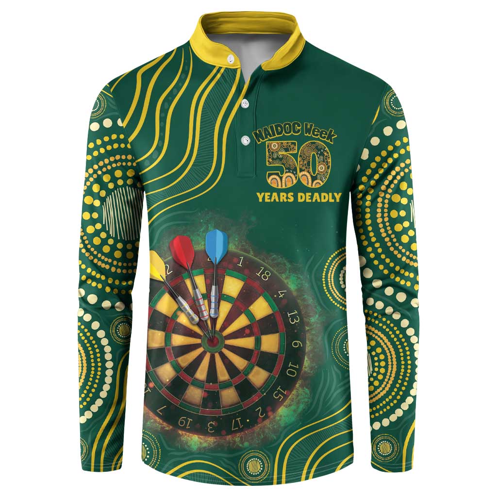First Nations NAIDOC Week 2026 Fiery Darts Button Sweatshirt National Colors Aboriginal Arts