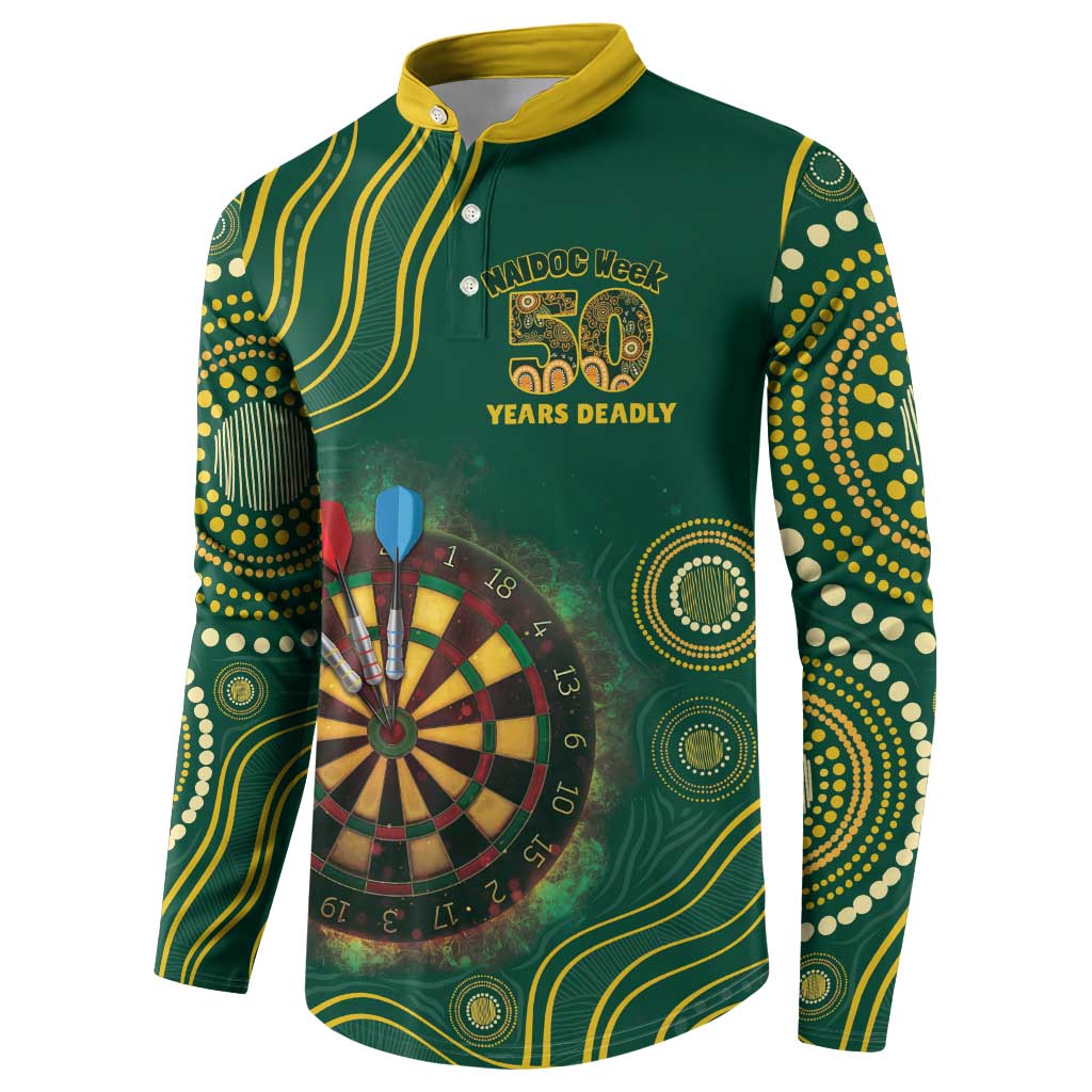 First Nations NAIDOC Week 2026 Fiery Darts Button Sweatshirt National Colors Aboriginal Arts