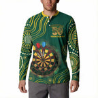 First Nations NAIDOC Week 2026 Fiery Darts Button Sweatshirt National Colors Aboriginal Arts