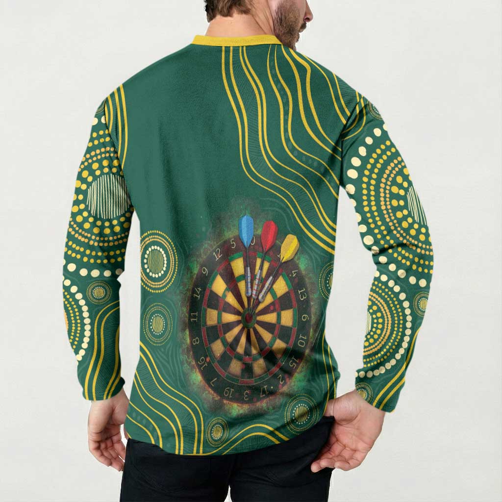 First Nations NAIDOC Week 2026 Fiery Darts Button Sweatshirt National Colors Aboriginal Arts