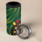 First Nations NAIDOC Week 2026 Fiery Darts 4 in 1 Can Cooler Tumbler National Colors Aboriginal Arts