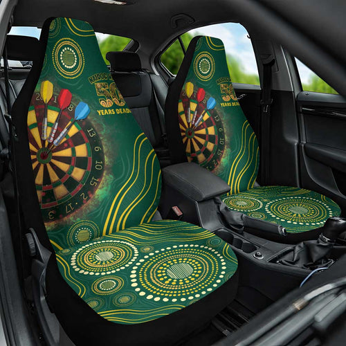 First Nations NAIDOC Week 2026 Fiery Darts Car Seat Cover National Colors Aboriginal Arts