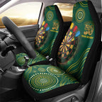 First Nations NAIDOC Week 2026 Fiery Darts Car Seat Cover National Colors Aboriginal Arts