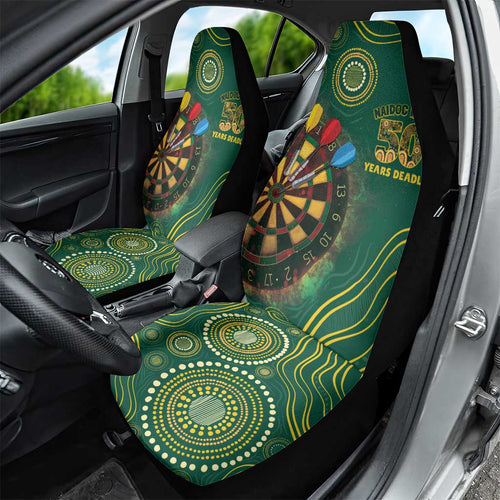 First Nations NAIDOC Week 2026 Fiery Darts Car Seat Cover National Colors Aboriginal Arts