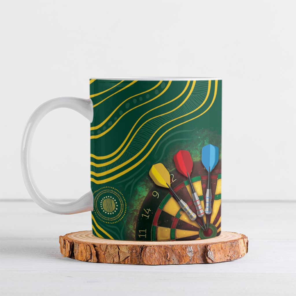 First Nations NAIDOC Week 2026 Fiery Darts Ceramic Mug National Colors Aboriginal Arts