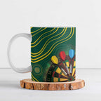 First Nations NAIDOC Week 2026 Fiery Darts Ceramic Mug National Colors Aboriginal Arts