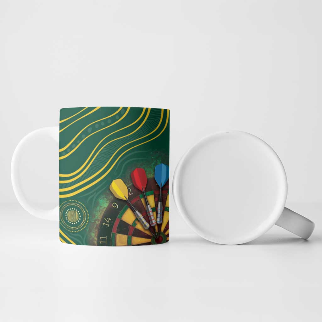 First Nations NAIDOC Week 2026 Fiery Darts Ceramic Mug National Colors Aboriginal Arts